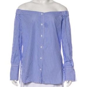 Rag & Bone Off-The-Shoulder Long Sleeve Top